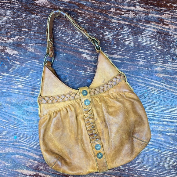 Cole Haan G Series Leather Saddlebag Handbag - Picture 2 of 12